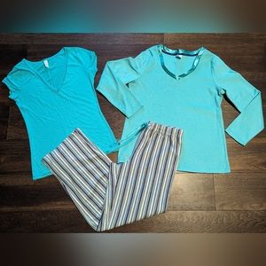3pc. Liz Claiborne Fleece PJ Set (Small)